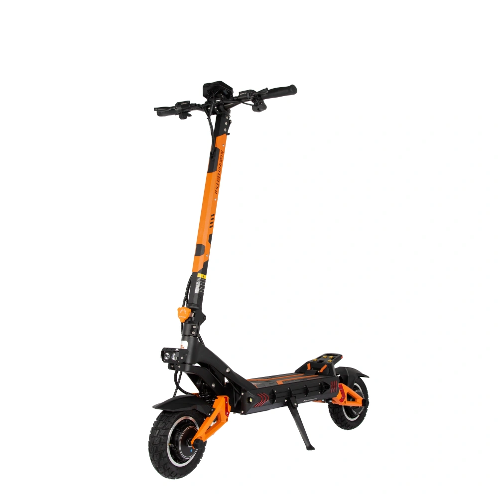 KuKirin G3 Pro electric scooter features showcasing sleek design with dual motors and robust tires.