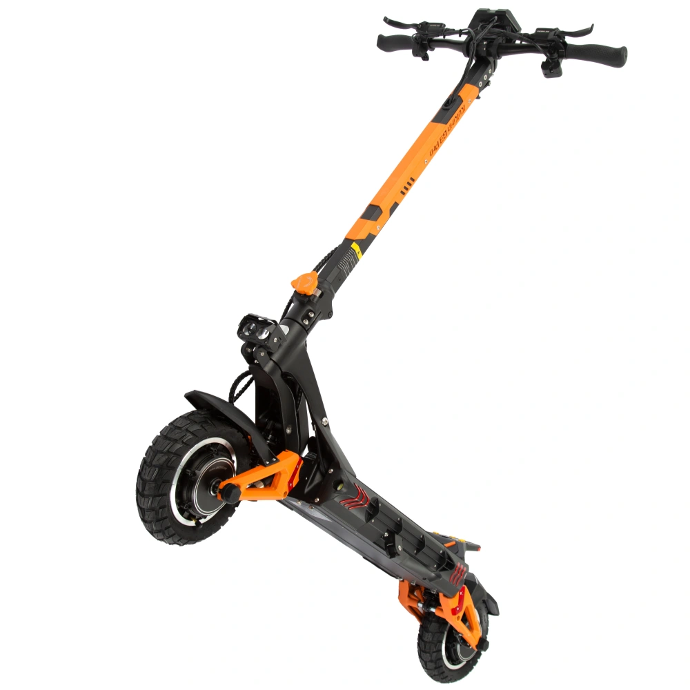 KuKirin G3 Pro electric scooter features showcasing dual motors and rugged tires for enhanced performance.